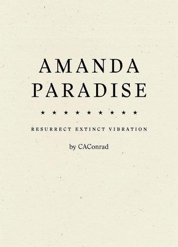 Amanda Paradise: Resurrect Extinct Vibration