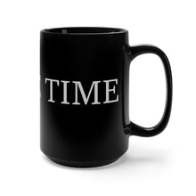 Coffee Time Large Black 15oz Mug