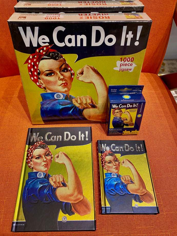 We Can Do It! Rosie Riveter Journals and Puzzles Bundle